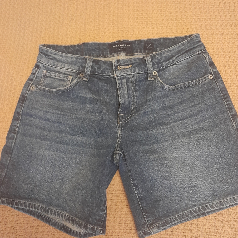 Lucky Brand Women Blue Denim Shorts Size 2/26